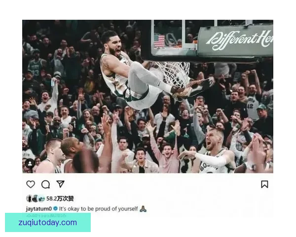 塔图姆向裁判索要技术犯规仍被判罚他逐渐找回比赛手感